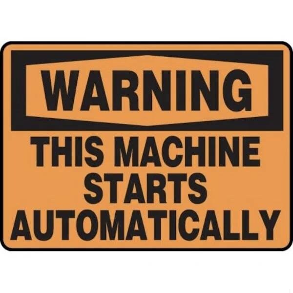 Accuform OSHA WARNING SAFETY SIGN THIS MEQM313XT MEQM313XT - main